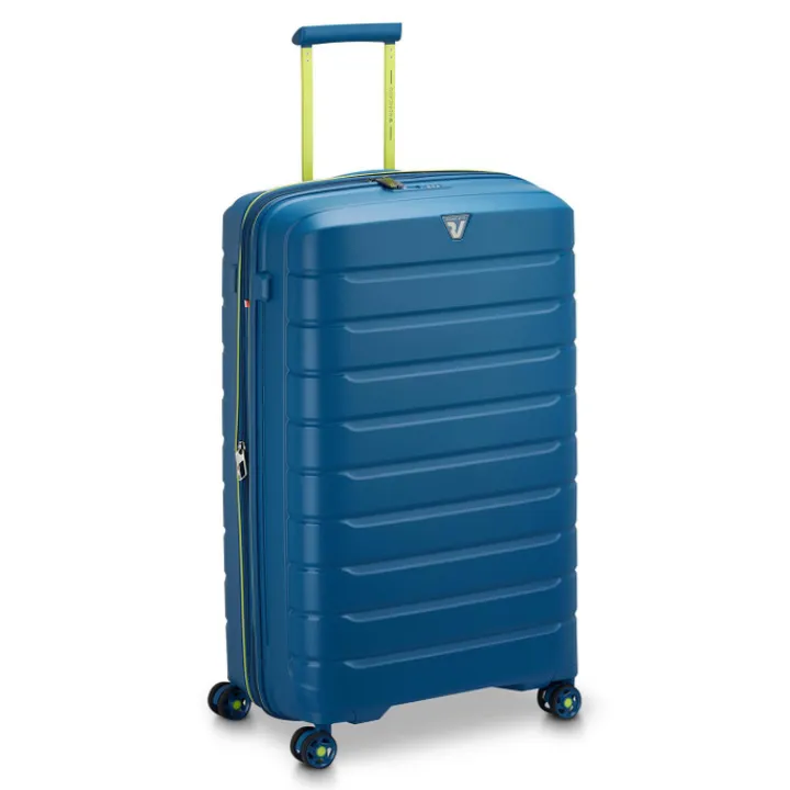 Reiskoffers|Lichtgewicht Koffers>Roncato B-Flying Move Expandable Trolley 78 blu laguna