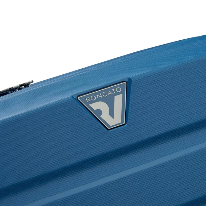 Reiskoffers|Lichtgewicht Koffers>Roncato B-Flying Move Expandable Trolley 78 blu laguna