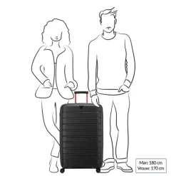 Reiskoffers|Lichtgewicht Koffers>Roncato B-Flying Move Expandable Trolley 78 nero fumo