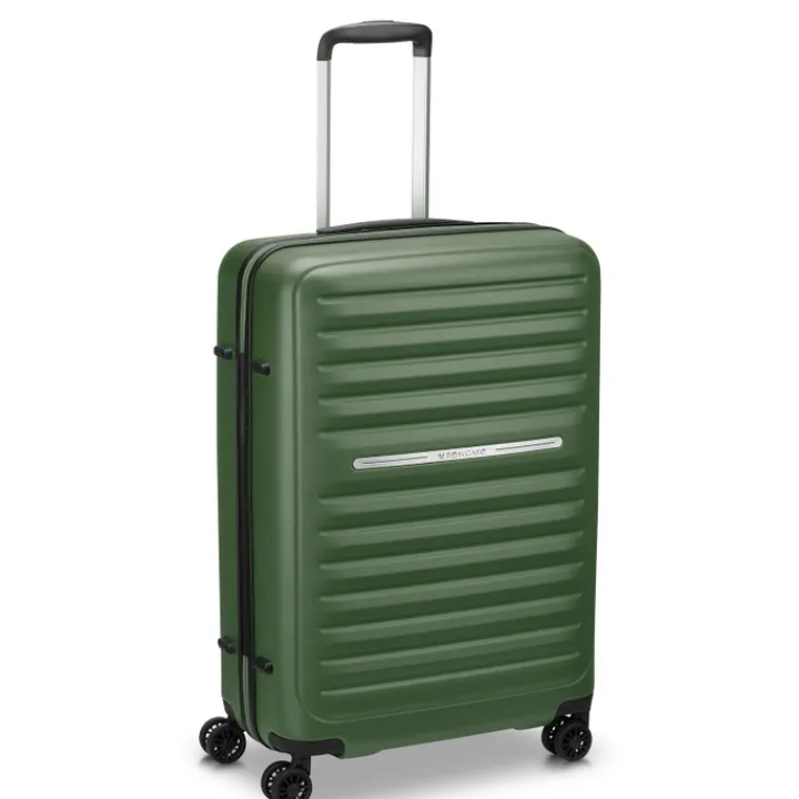 Reiskoffers|Harde Koffers>Roncato Ibiza Medium Trolley 65 verde militare