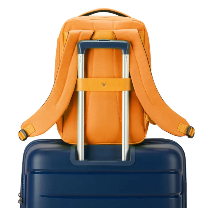 Kleine Reistassen|Handbagage Reistassen>Roncato Ironik 2.0 Mini Expandable Underseater Backpack orange