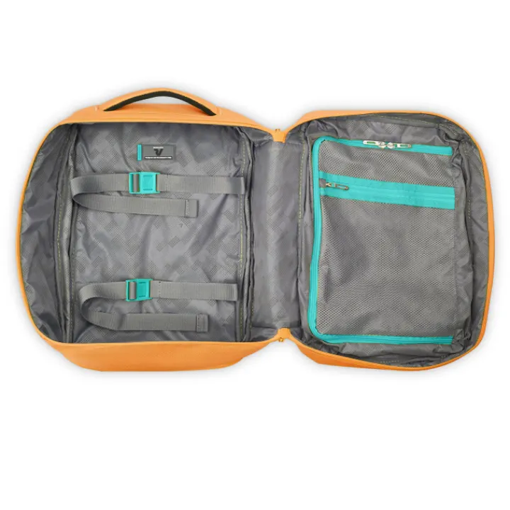 Kleine Reistassen|Handbagage Reistassen>Roncato Ironik 2.0 Mini Expandable Underseater Backpack orange