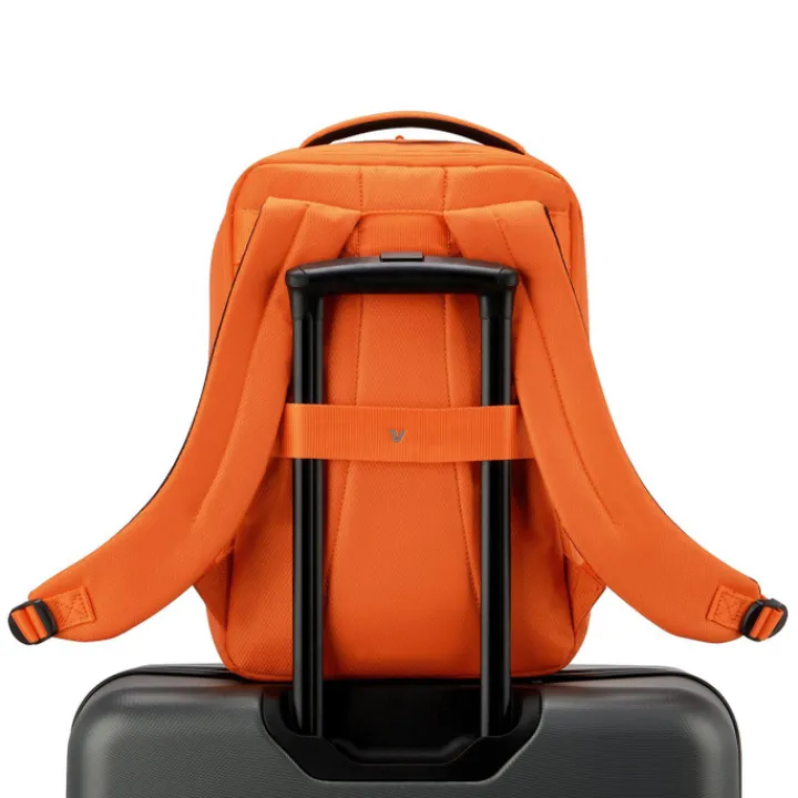 Kleine Reistassen|Handbagage Reistassen>Roncato Ironik 2.0 Mini Expandable Underseater Backpack brilliant orange