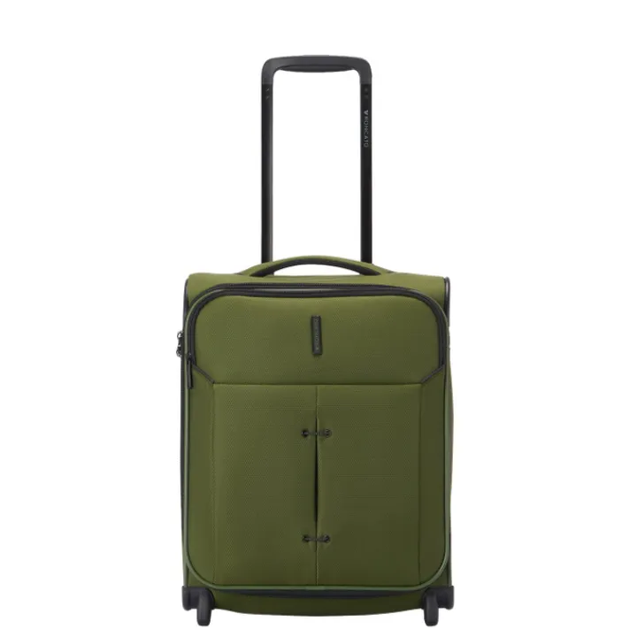 Transavia Trolleys|Handbagage Trolleys>Roncato Ironik 2.0 Underseater Trolley 45 verde militare