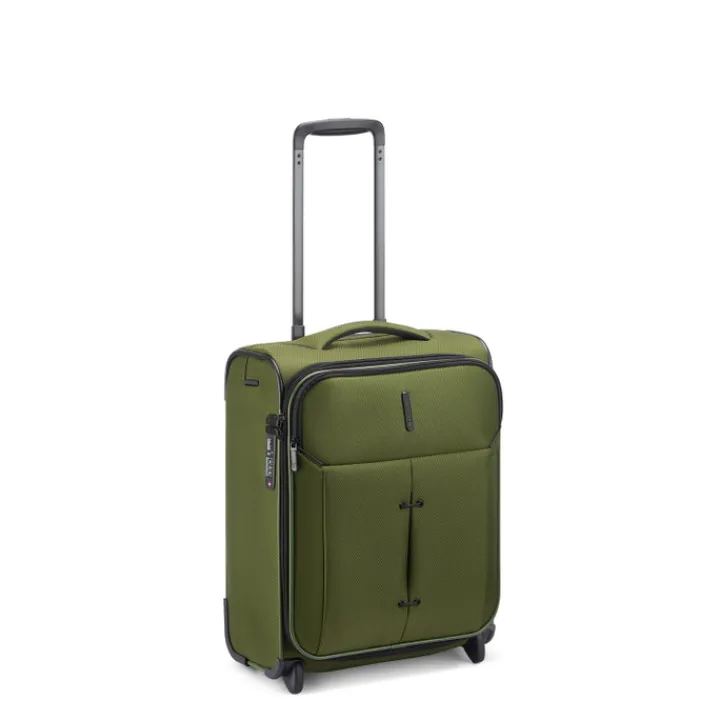 Transavia Trolleys|Handbagage Trolleys>Roncato Ironik 2.0 Underseater Trolley 45 verde militare