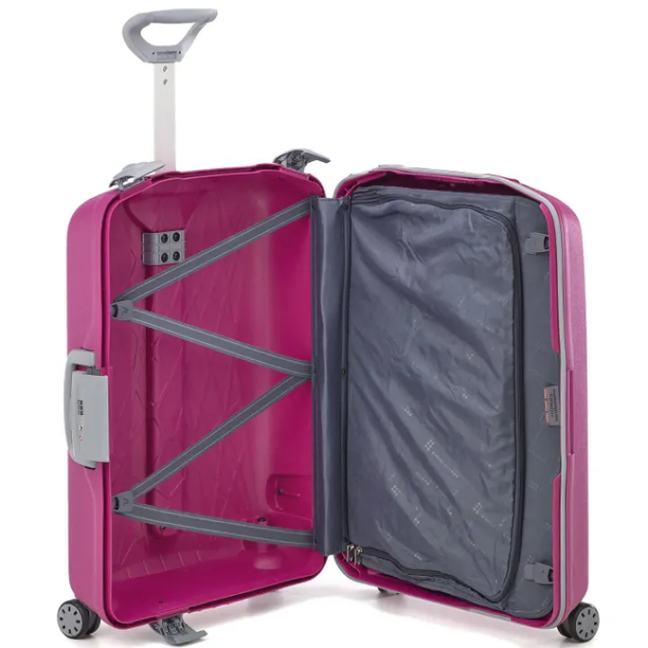 Reistrolleys|Reiskoffers>Roncato Light 4 Wiel Trolley 68 magenta