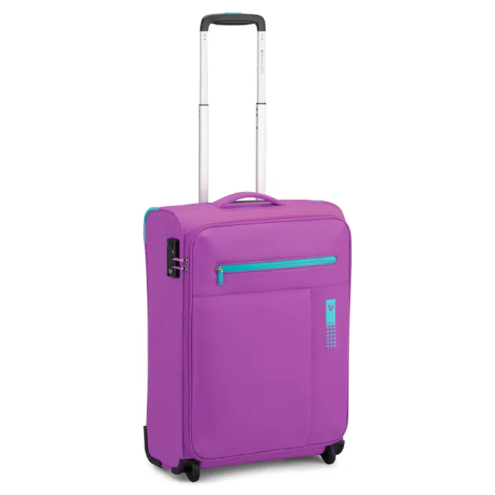 Transavia Trolleys|Ryanair Trolleys>Roncato Lite Soft 2 Wheel Cabin Trolley orchid