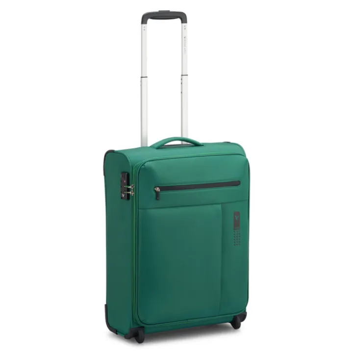 Transavia Trolleys|Ryanair Trolleys>Roncato Lite Soft 2 Wheel Cabin Trolley briljant green