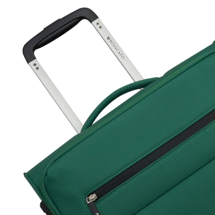 Transavia Trolleys|Ryanair Trolleys>Roncato Lite Soft 2 Wheel Cabin Trolley briljant green