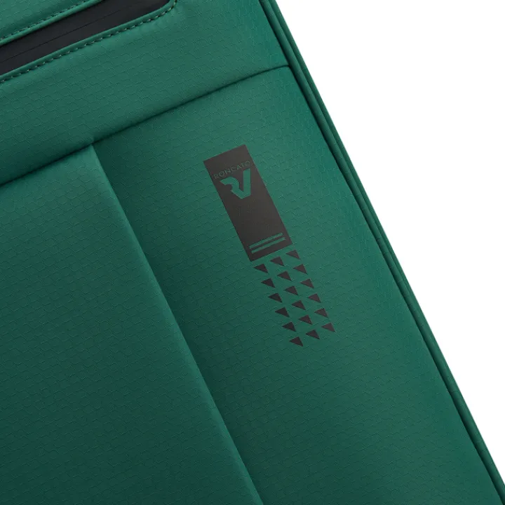 Transavia Trolleys|Ryanair Trolleys>Roncato Lite Soft 2 Wheel Cabin Trolley briljant green