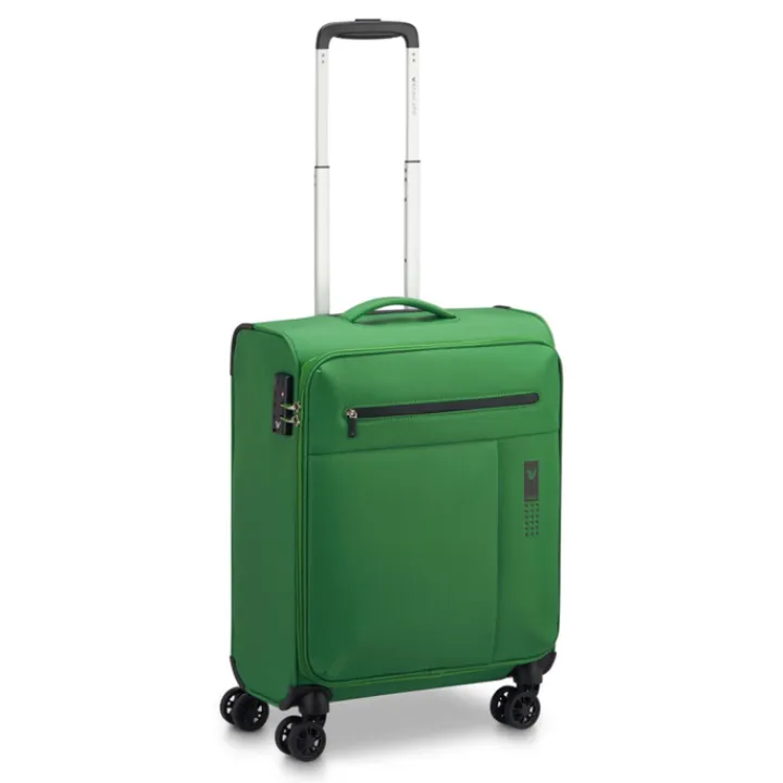 Transavia Trolleys|Ryanair Trolleys>Roncato Lite Soft 4 Wheel Cabin Trolley brilliant green