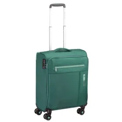 Transavia Trolleys|Ryanair Trolleys>Roncato Lite Soft 4 Wheel Cabin Trolley verde bottiglia