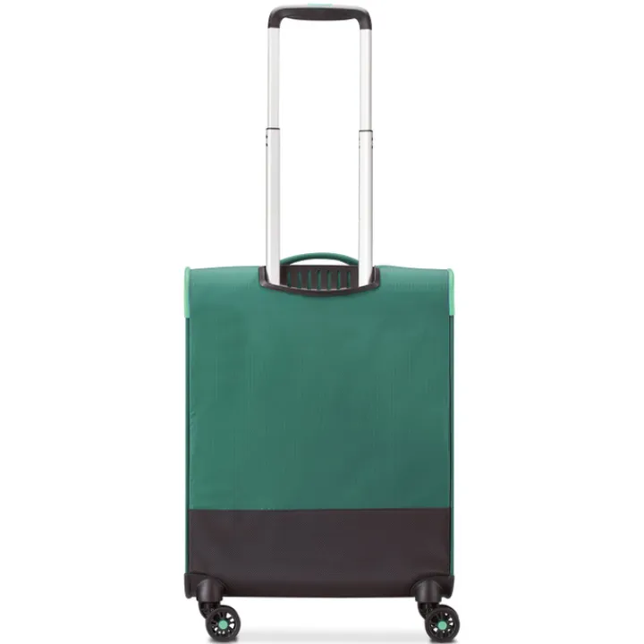 Transavia Trolleys|Ryanair Trolleys>Roncato Lite Soft 4 Wheel Cabin Trolley verde bottiglia