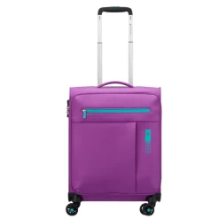 Transavia Trolleys|Ryanair Trolleys>Roncato Lite Soft 4 Wheel Cabin Trolley orchid
