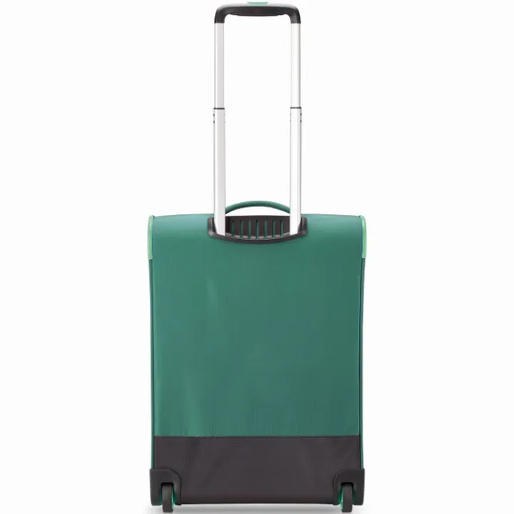 Transavia Trolleys|Ryanair Trolleys>Roncato Lite Soft 2 Wheel Cabin Trolley verde bottiglia