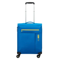 Transavia Trolleys|Ryanair Trolleys>Roncato Lite Soft 4 Wheel Cabin Trolley cobalt blue