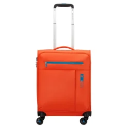 Transavia Trolleys|Ryanair Trolleys>Roncato Lite Soft 4 Wheel Cabin Trolley brilliant orange