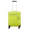 Transavia Trolleys|Ryanair Trolleys>Roncato Lite Soft 4 Wheel Cabin Trolley cyber lime