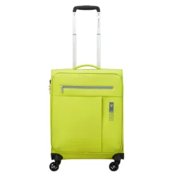 Transavia Trolleys|Ryanair Trolleys>Roncato Lite Soft 4 Wheel Cabin Trolley cyber lime