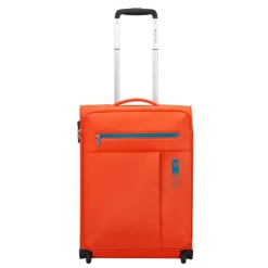 Transavia Trolleys|Ryanair Trolleys>Roncato Lite Soft 2 Wheel Cabin Trolley brilliant orange