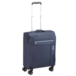 Transavia Trolleys|Ryanair Trolleys>Roncato Lite Soft 4 Wheel Cabin Trolley blu navy