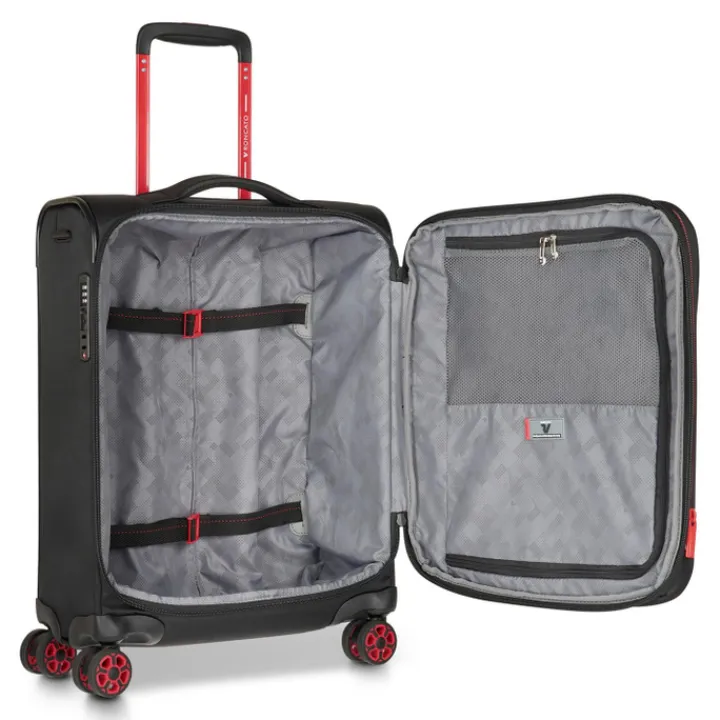 Transavia Trolleys|Ryanair Trolleys>Roncato Move Cabin Trolley 55 nero fumo