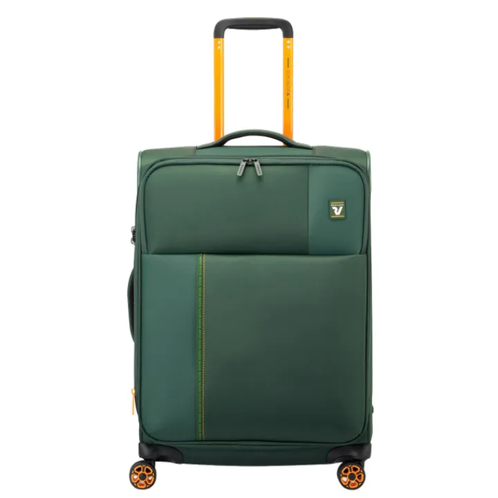 Reiskoffers|Lichtgewicht Koffers>Roncato Move Expandable Trolley 64 verde mimetico