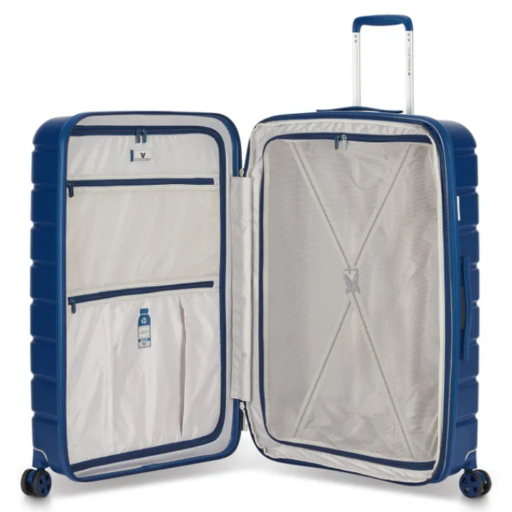 Reiskoffers|Harde Koffers>Roncato ReLIFE Expandable Trolley 78 Detachable Wheels blu notte