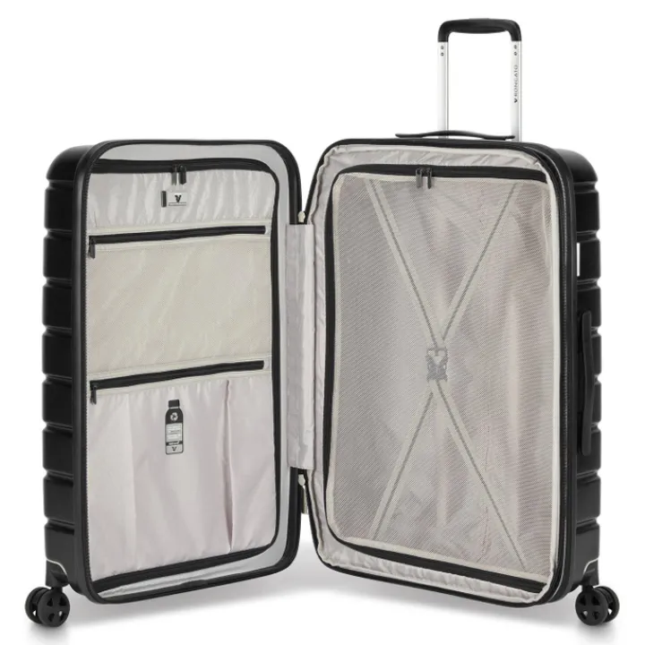 Reiskoffers|Lichtgewicht Koffers>Roncato ReLIFE Expandable Trolley 73 Detachable Wheels nero