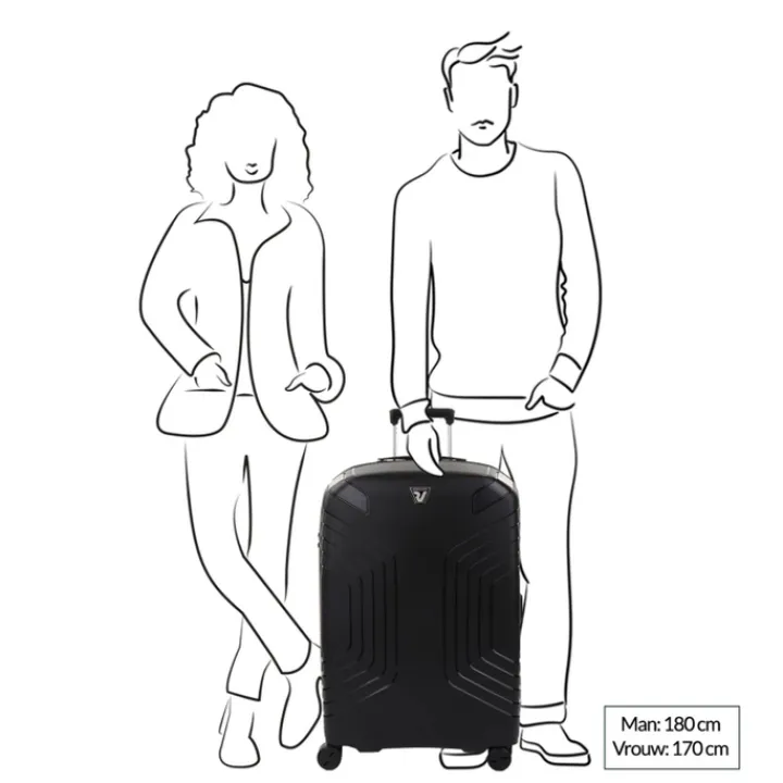 Reiskoffers|Lichtgewicht Koffers>Roncato Ypsilon 4.0 Expandable Trolley 78 blu notte
