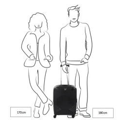 Transavia Trolleys|Ryanair Trolleys>Roncato Ypsilon 4.0 Expandable Trolley with USB 55 burgundy