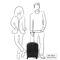 Transavia Trolleys|Ryanair Trolleys>Roncato Ypsilon 4.0 Expandable Trolley with USB 55 blu notte
