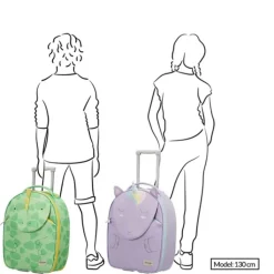 Kindertrolleys|Kinderkoffers>Sammies by Samsonite Happy Sammies Eco Upright 45 lion lester