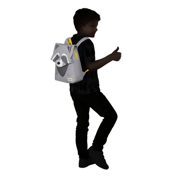 Kleine Rugzakken|Peuter Rugzakken>Samsonite Sammies by Happy Sammies Eco Backpack S Plus raccoon remy