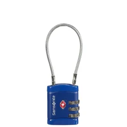 Koffersloten>Samsonite Accessoires Cablelock 3 Dial TSA midnight blue