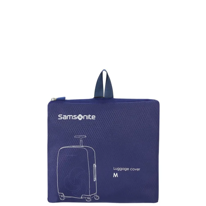 Kofferhoezen>Samsonite Accessoires Foldable Luggage Cover M midnight blue