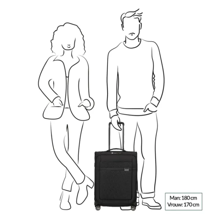 Transavia Trolleys|Ryanair Trolleys>Samsonite Airea Spinner 55 Strict dark blue