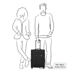 Ryanair Trolleys|Handbagage Trolleys>Samsonite Airea Spinner 55 Strict black