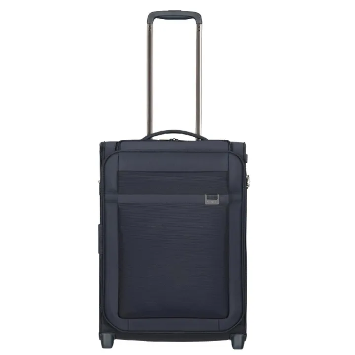 Transavia Trolleys|Ryanair Trolleys>Samsonite Airea Upright 55 Exp Toppocket dark blue