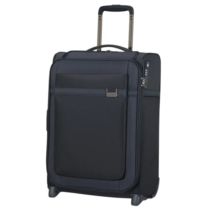 Transavia Trolleys|Ryanair Trolleys>Samsonite Airea Upright 55 Exp Toppocket dark blue