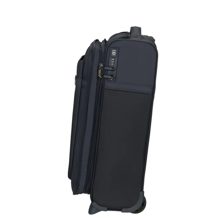 Transavia Trolleys|Ryanair Trolleys>Samsonite Airea Upright 55 Exp Toppocket dark blue