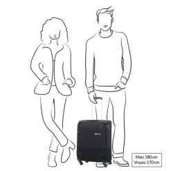 Transavia Trolleys|Ryanair Trolleys>Samsonite Base Boost Spinner 55 Length 40 black