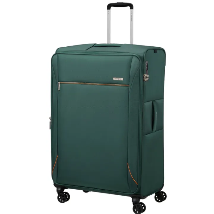 Reistrolleys|Lichtgewicht Koffers>Samsonite Base Breeze Spinner 81/30 Expandable dark green