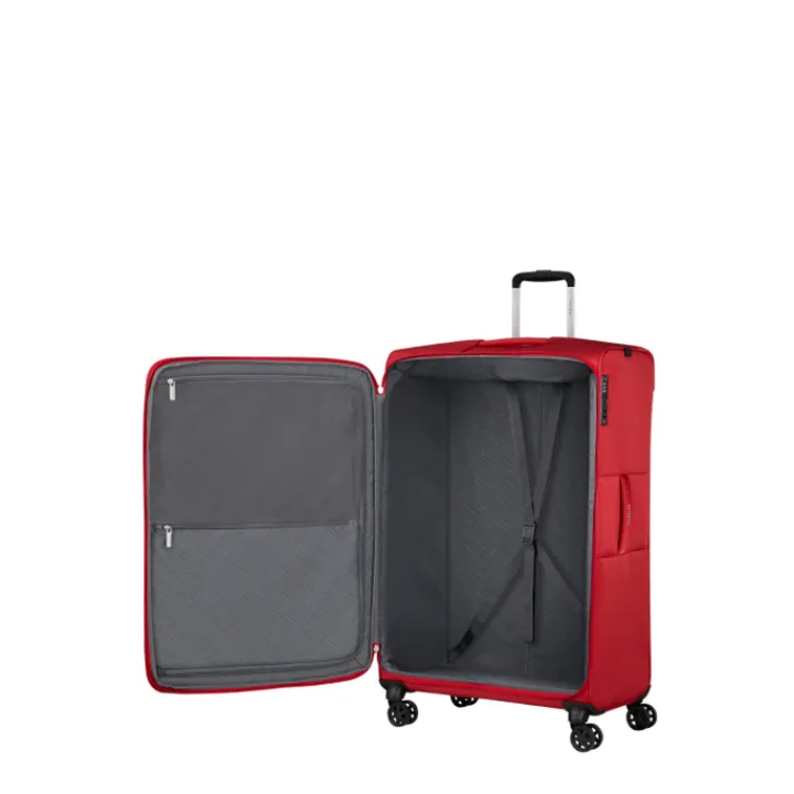Reistrolleys|Lichtgewicht Koffers>Samsonite Base Breeze Spinner 81/30 Expandable red