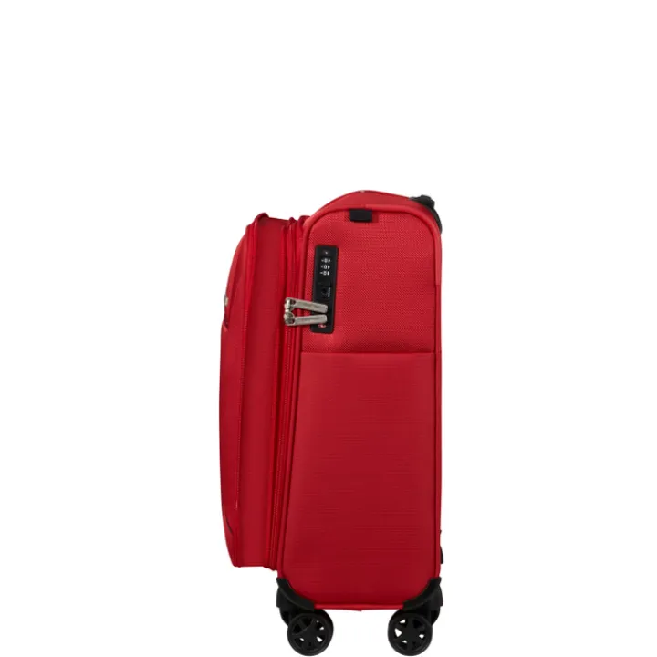 Transavia Trolleys|Handbagage Trolleys>Samsonite Base Breeze Spinner 55/20 Expandable red