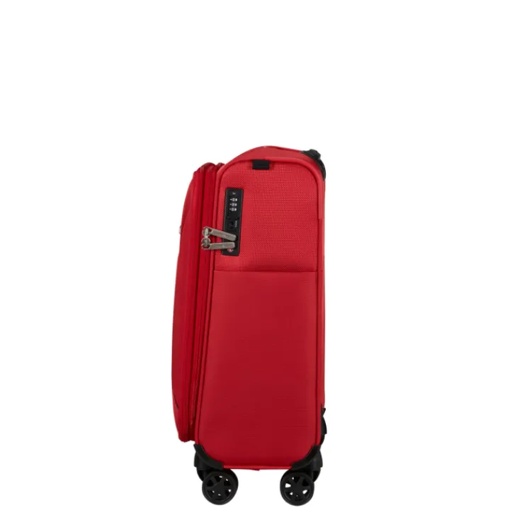 Transavia Trolleys|Handbagage Trolleys>Samsonite Base Breeze Spinner 55/20 Expandable red