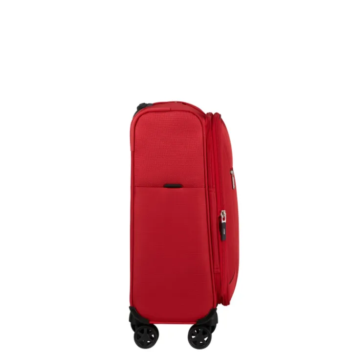 Transavia Trolleys|Handbagage Trolleys>Samsonite Base Breeze Spinner 55/20 Expandable red