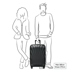 Reistrolleys|Reiskoffers>Samsonite C-Lite Spinner 69 black