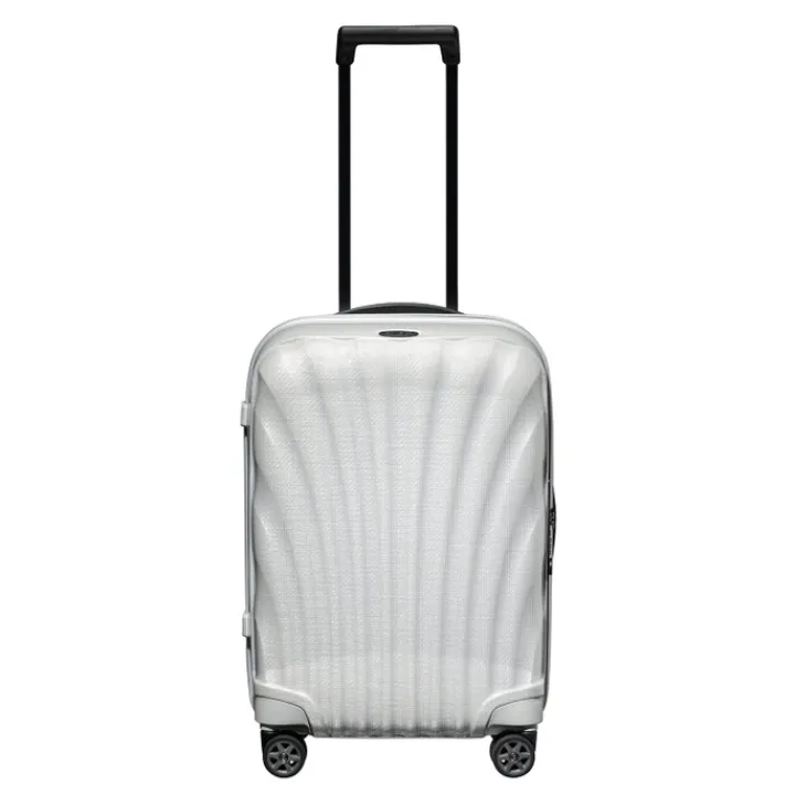 Transavia Trolleys|Ryanair Trolleys>Samsonite C-Lite Spinner 55 off white