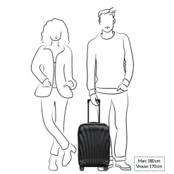 Transavia Trolleys|Ryanair Trolleys>Samsonite C-Lite Spinner 55 metallic green